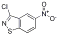 Structure of 1,2-benzisothiazole, 3-chloro-5-nitro-