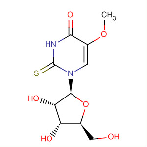 Uridine, 5-methoxy-2-thio-结构式