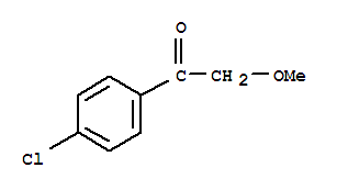 Structure of 1-(4-chlorophenyl)-2-methoxyethanone