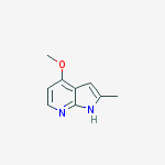 Structure of 4-METHOXY-2-METHYL-1H-PYRROLO[2,3-B]PYRIDINE