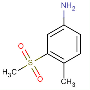 Benzenamine, 4-methyl-3-(methylsulfonyl)-结构式