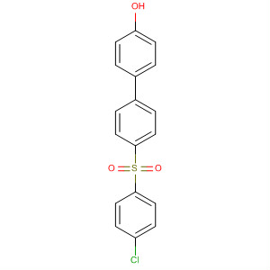 [1,1'-Biphenyl]-4-ol, 4'-[(4-chlorophenyl)sulfonyl]-结构式