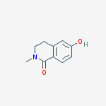 1(2H)-Isoquinolinone, 3,4-dihydro-6-hydroxy-2-methyl-结构式