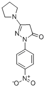 Structure of 1-(4-Nitrophenyl)-3-pyrrolidino-2-pyrazolin-5-one