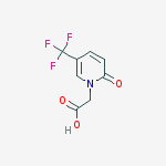 Structure of 2-OXO-5-(TRIFLUOROMETHYL)-1(2H)-PYRIDINYL]ACETIC ACID, 95%