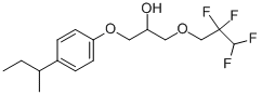 Structure of 1-(2,2,3,3-TETRAFLUOROPROPOXY)-3-(4-SEC-BUTYLPHENOXY)-2-PROPANOL