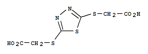 Structure of 1,3,4-Thiadiazole-2,5-dithioacetic acid