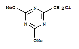 2-(CHLOROMETHYL)-4,6-DIMETHOXY-S-TRIAZINE结构式