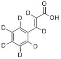 Structure of TRANS-CINNAMIC-D7 ACID