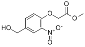 Structure of 2-[4-(HYDROXYMETHYL)-2-NITROPHENOXY]ACETIC ACID METHYL ESTER