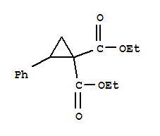 Structure of diethyl 2-phenylcyclopropane-1,1-dicarboxylate