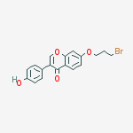 7-(3-bromopropoxy)-3-(4-hydroxyphenyl)-4H-chromen-4-one结构式