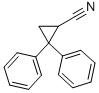 Structure of 2,2-diphenylcyclopropanecarbonitrile
