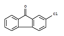 Structure of 2-CHLORO-9H-FLUOREN-9-ONE