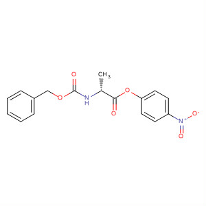 D-Alanine, N-[(phenylmethoxy)carbonyl]-, 4-nitrophenyl ester结构式