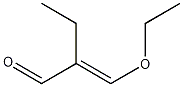 2-ETHYL-3-ETHOXYACROLEIN结构式