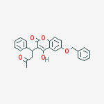 6-BENZYLOXY WARFARIN结构式
