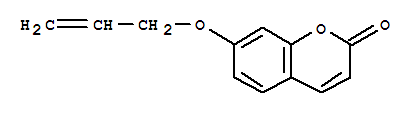 2H-1-benzopyran-2-one, 7-(2-propen-1-yloxy)-结构式