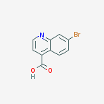 Structure of 7-Bromoquinoline-4-carboxylic acid