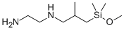N-(2-氨乙基)-3- 氨基异丁基二甲基甲氧基硅烷结构式