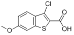Structure of 3-Chloro-6-methoxybenzo[b]thiophene-2-carboxylicacid