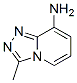Structure of 8-Amino-3-methyl-1,2,4-triazolo[4,3-a]pyridine