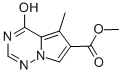Structure of Methyl 5-methyl-4-oxo-1,4-dihydropyrrolo[2,1-f][1,2,4]triazine-6-carboxylate