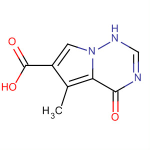 Structure of Pyrrolo[2,1-f][1,2,4]triazine-6-carboxylic acid,1,4-dihydro-5-methyl-4-oxo-
