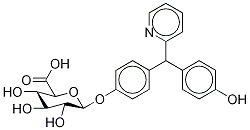 Desacetyl Bisacodyl ?-D-Glucuronide结构式