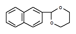 Structure of 2-(naphthalen-2-yl)-1,3-dioxane