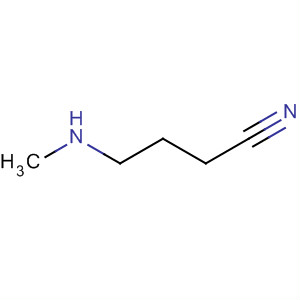 Structure of Butanenitrile, 4-(methylamino)-