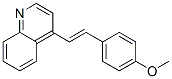 Structure of (E)-4-(4-Methoxystyryl)quinoline