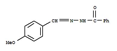 Structure of N'-(4-methoxybenzylidene)benzohydrazide