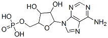 Structure of [5-(6-aminopurin-9-yl)-3,4-dihydroxy-oxolan-2-yl]methoxyphosphonic aci d