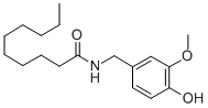 Structure of N-VANILLYLDECANAMIDE