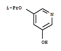 Structure of 3-Pyridinol,5-(1-methylethoxy)-