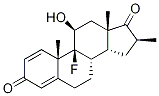 (8S,9R,10S,11S,13S,14S,16S)-9-fluoro-11-hydroxy-10,13,16-trimethyl-6,7,8,11,12,14,15,16-octahydrocyclopenta[a]phenanthrene-3,17-dione结构式