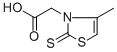 Structure of 2-Mercapto-4-methyl-1,3-thiazol-5-yl-acetic acid