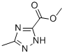 Structure of 1H-1,2,4-TRIAZOLE-3-CARBOXYLIC ACID 5-METHYL-,METHYL ESTER