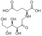 L-GLUTAMIC ACID, N-(1-DEOXY-D-FRUCTOS-1-YL)-结构式