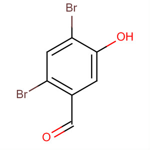 Structure of 2,4-Dibromo-5-hydroxybenzaldehyde