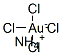 AuCl4H4N结构式