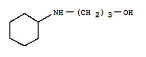 3-(cyclohexylamino)propan-1-ol结构式