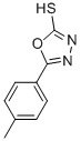 Structure of 5-(4-METHYLPHENYL)-1 3 4-OXADIAZOLE-2-&