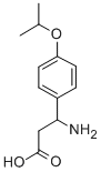 Structure of 3-AMINO-3-(4-ISOPROPOXY-PHENYL)-PROPIONIC ACID