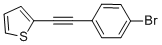Structure of 2-[(4-BROMOPHENYL)ETHYNYL] THIOPHENE