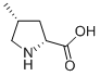 Structure of (2R,4R)-4-METHYL-2-PYROOLIDINE CARBOXYLIC ACID