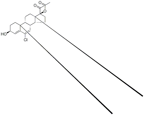 Structure of chlormadinol acetate
