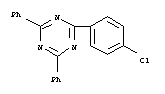 Structure of 2-(P-CHLOROPHENYL)-4,6-DIPHENYL-S-TRIAZINE