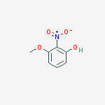 Phenol, 3-methoxy-2-nitro-结构式